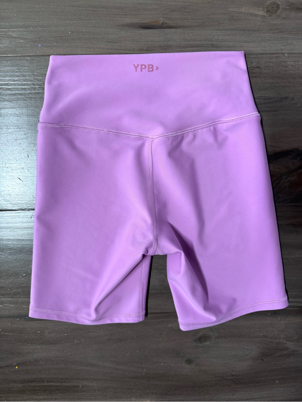 Abercrombie YPB High Waist sculptLUX Bike Shorts Women’s S Lively Lilac